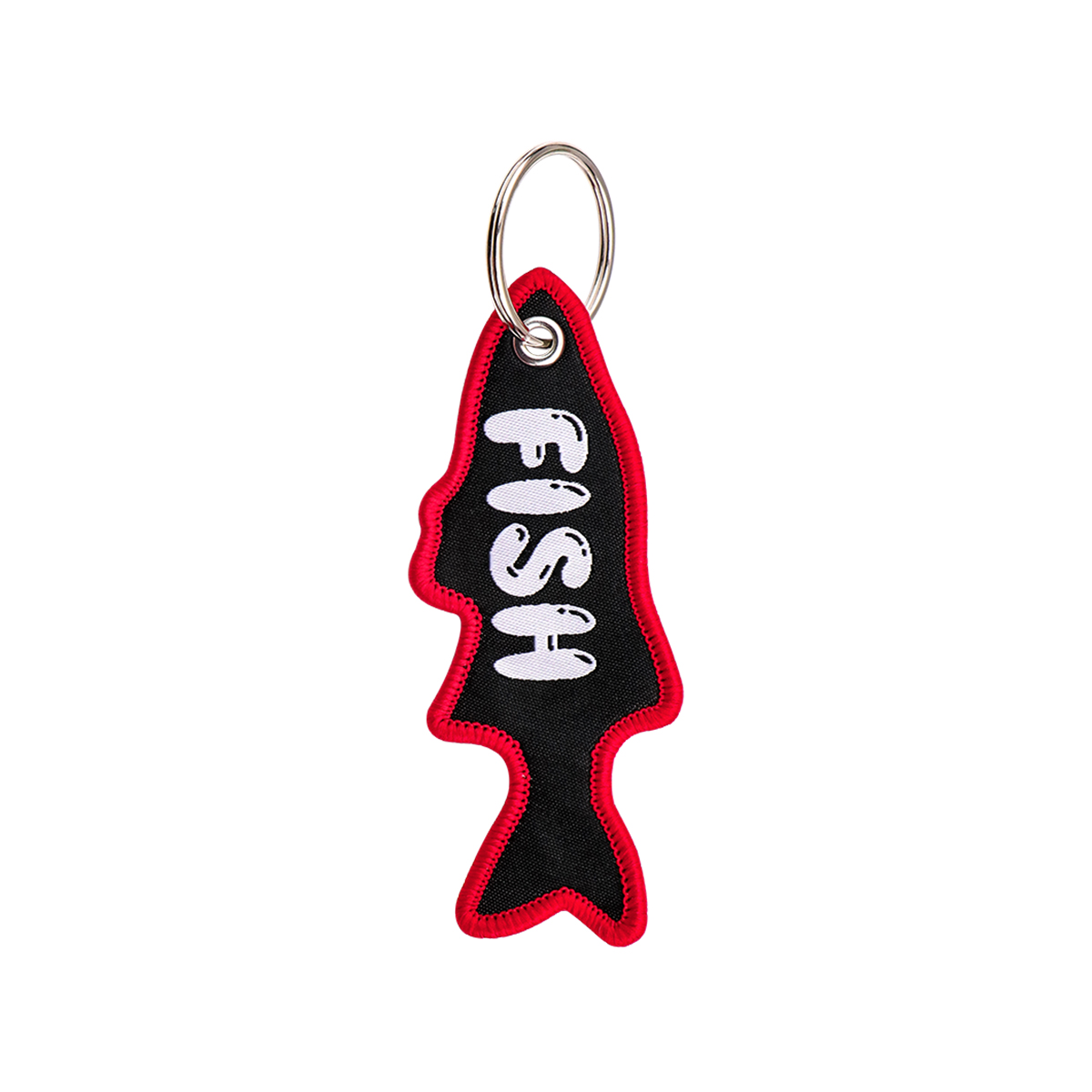 Fish Shape Embroidery Key Tag  - Fishing Backpack recension och pris