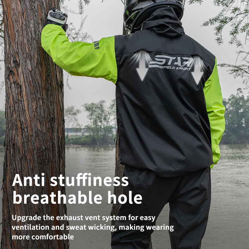 SFK Black Motorcycle Rider Rai - Fishing Rain Suit recension och pris