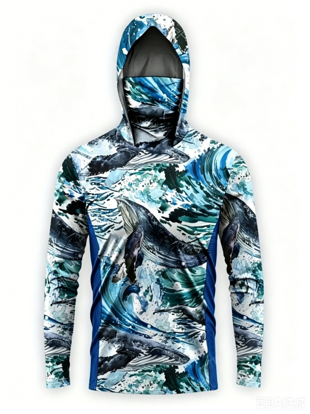 UPF50+ Camo Men Long Sleeve Fi - Fishing Hoodie recension och pris