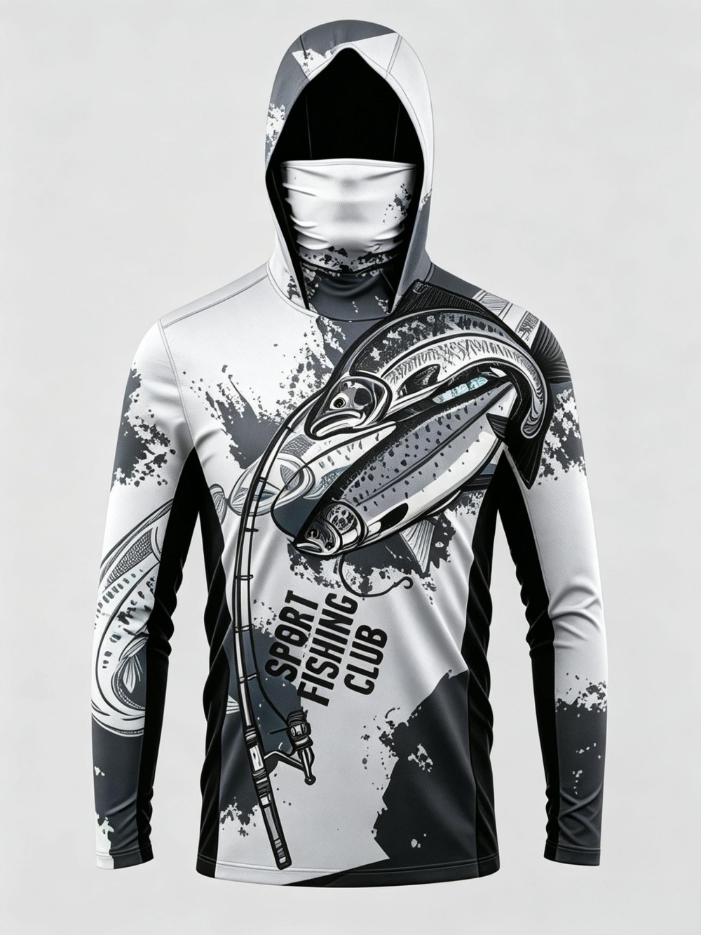 UPF50+ Camo Men Long Sleeve Fi - Fishing Hoodie recension och pris
